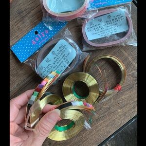 BNIP Gold Foil Paper Ribbons - Price Per Pack